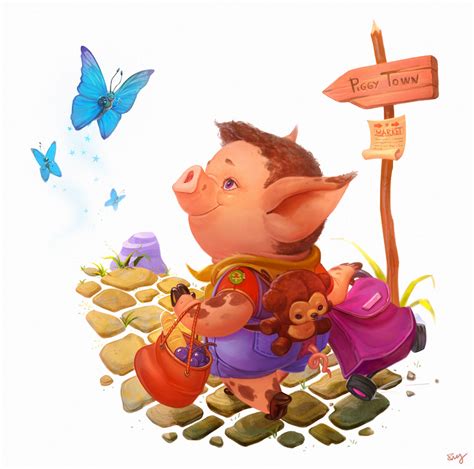 This little piggy on Behance