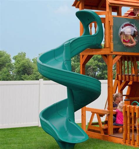 Playground Spiral Slide