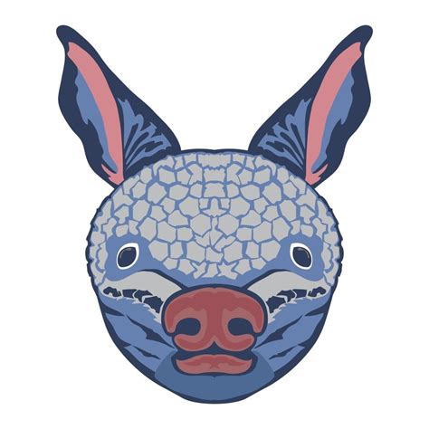 Armadillo face vector iilustration, perfect for t shirt design and mascot logo 16070635 Vector ...