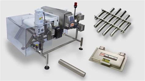 Food safety system pairs metal detectors with magnetic separators