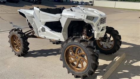 Brand new Polaris RZR 1000 paint job finished up in a pearl white and ready for its new cage and ...