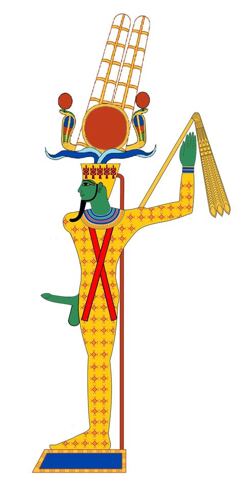 My vision of Amun-Ra-Min in his manifestation of the Slavic god Yarilo. : r/Kemetic