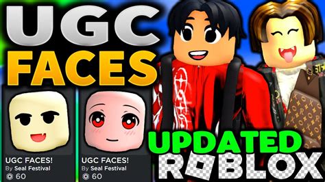 UGC FACES HAVE BEEN IMPROVED/UPDATED!? (ROBLOX) - YouTube