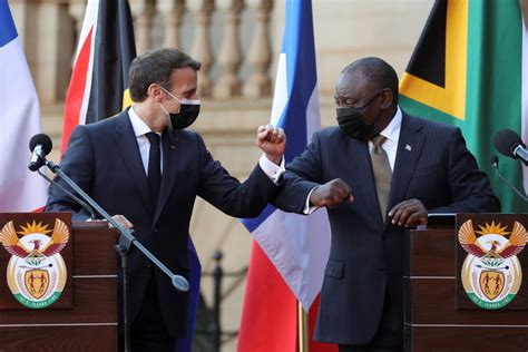 Visiting South Africa, France’s Macron pledges vaccine help | PBS News