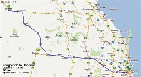 Road Maps Darwin to Brisbane Road Map 3