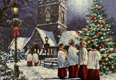 Choirboys, art by the Macneil Studio, released by Wentworth Wooden Puzzles, 250 pieces. in 2021 ...