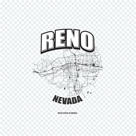 Reno, Nevada, logo artwork – instant download | Logo design, Vintage ...