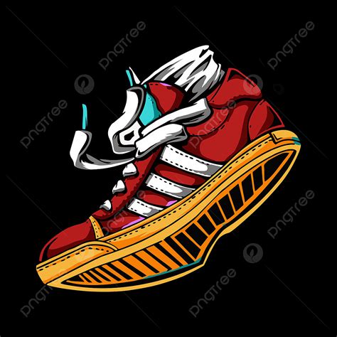 Sneakers Shoes Clipart Transparent PNG Hd, Illustration Of Sneakers In ...