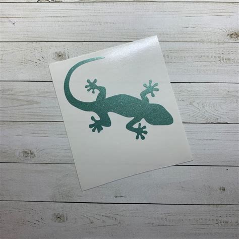 Gecko Decal Gecko Sticker Gecko Vinyl Decal Lizard Decal Animal Decal ...