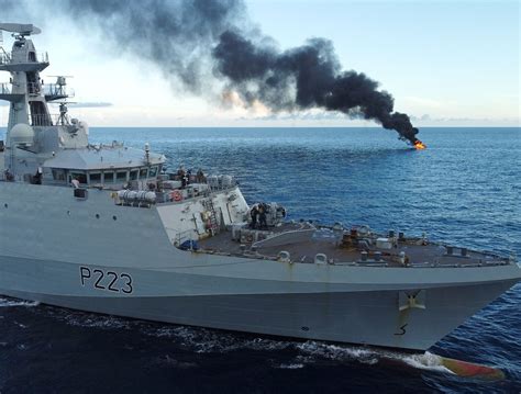 UK Navy ship seizes £24M of cocaine, burns drug boat - Cayman Compass