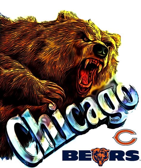 CHICAGO SPORTS TEAM ART in 2023 | Chicago bears pictures, Chicago bears ...