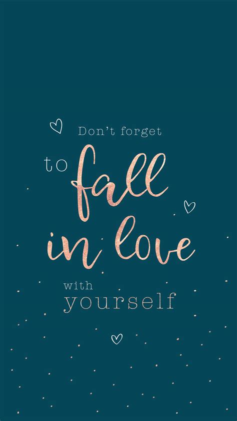 Download Fall In Love With Yourself Wallpaper | Wallpapers.com