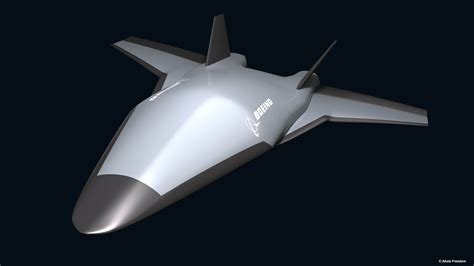 Boeing Reusable Hypersonic Aircraft - 3D Model by Akela Freedom