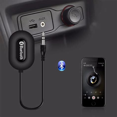 2017 New arrival Mini 3.5mm Car A2DP Wireless Bluetooth Car Kit AUX Audio Music Receiver Adapter ...