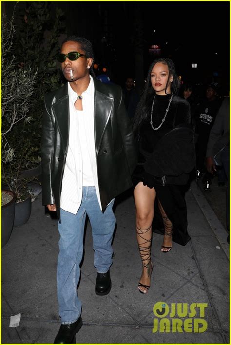 Rihanna & A$AP Rocky Hold Hands at The Fleur Room to Celebrate His Whiskey Brand: Photo 4854747 ...