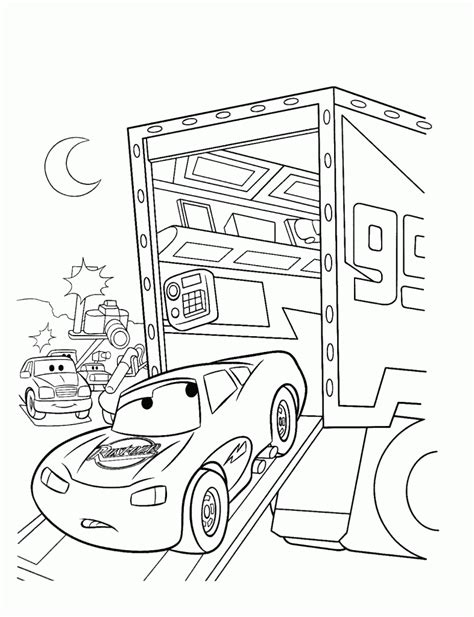 Free Printable Lightning McQueen Coloring Pages for Kids - Best ...