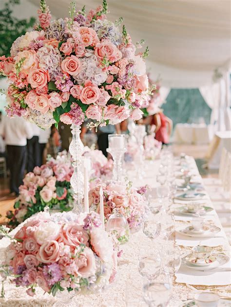 Lavish Pink Rose Centerpiece