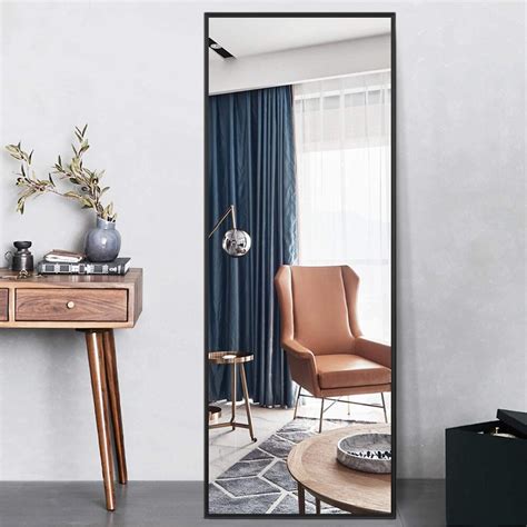 Full Length Mirror Floor Mirror Hanging/Leaning Large Wall Mounted Mirror Horizontal/Vertical ...