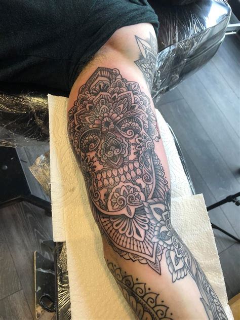 Geo Sleeve progress, Joe Mullan, Joker Tattoo, Belfast : r/tattoos