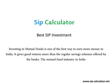 SIP Calculator - Calculate The Sip Investment by sipcalculator60 - Issuu