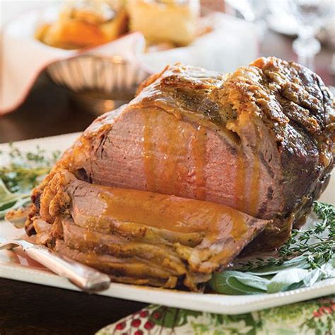 Standing Beef Rib Roast with Roasted Garlic Gravy - Paula Deen Magazine ...