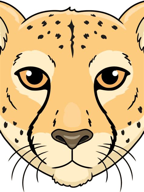 Easy Cheetah Face Step-by-Step Tutorial - Easy Drawing Guides