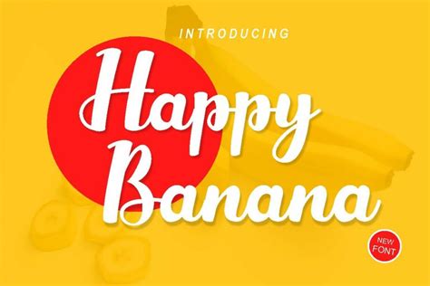 Happy Banana Font - Cool Fonts Guru