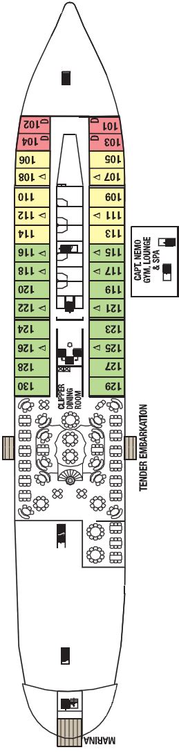 Royal Clipper Deck Plans