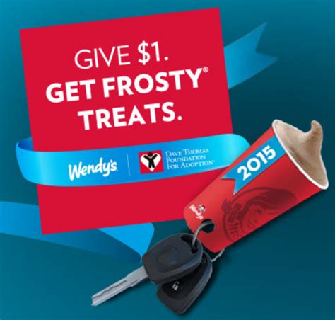 Wendy's Frosty Key Tag Promotion 2015 | Thrifty Momma Ramblings