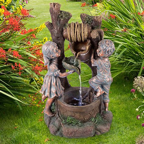 Outdoor Fountain With Lights - Outdoor Fountains Ideas