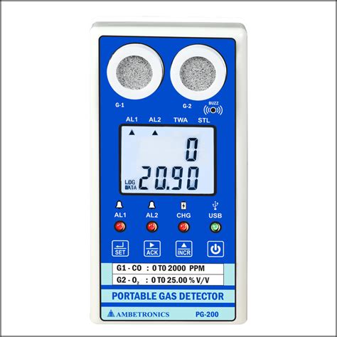 Ambetronics Portable Dual channel Gas Detector PG-200-D at Rs 25750 in Mumbai