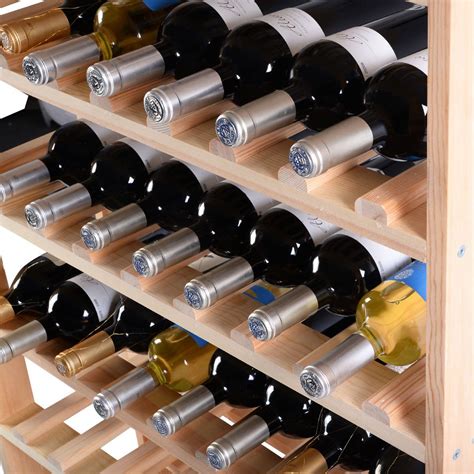 Wooden Wine Holder Bottle Rack for 120 Bottles – By Choice Products