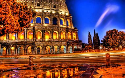 Colosseum by Night HD desktop wallpaper : Widescreen : High Definition ...