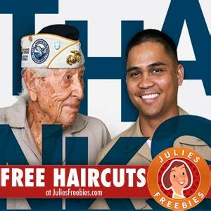 Free Haircut for Veterans and Current Military Members at Great Clips - Julie's Freebies