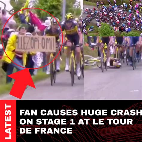 Fan Causes Massive Crash at Tour de France - Pro Tour Cycling