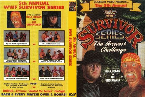 Survivor Series 1991 | Survivor series, Undertaker wwf, Survivor