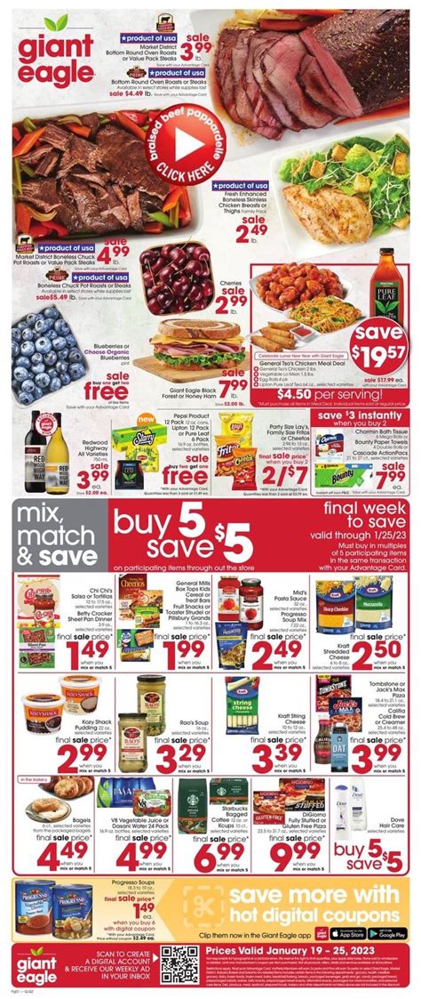 Giant Eagle Weekly Ad Sale Jan 19 - 25, 2023 - WeeklyAds2