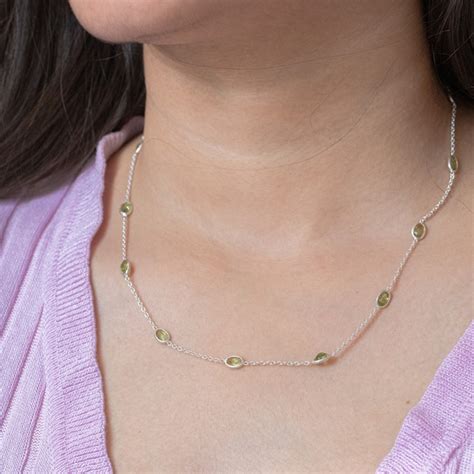 Peridot Necklace - Etsy