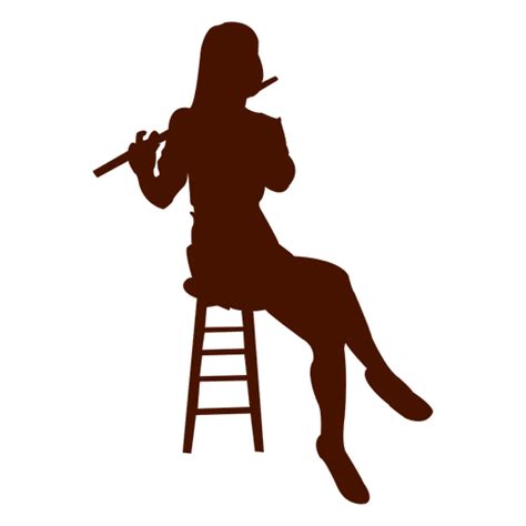 Flute Player Silhouette at GetDrawings | Free download