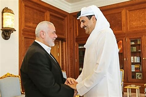 Qatar’s emir meets Hamas leader Ismail Haniya in Doha | Hamas News | Al ...