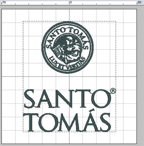 Matriz logo Universidad Santo Tomás | Matrices y Bordados