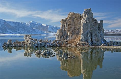 Winter Reflections Mono Lake Photograph by Dean Pennala - Fine Art America