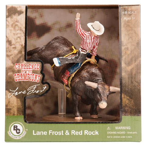 #438BC 1/20 Lane Frost & Red Rock Bull Riding Set | Action Toys