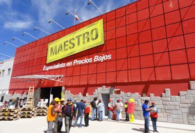 Ventas de Maestro se contraen por desaceleración del sector construcción en Perú