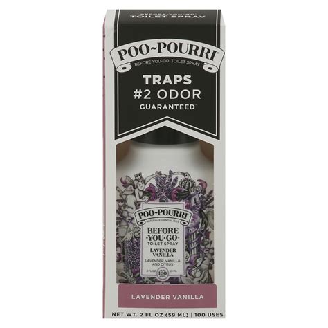 Save on Poo-Pourri Lavender Vanilla & Citrus Scent Before You Go Toilet Spray Order Online ...