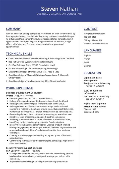 Industry Cv Template