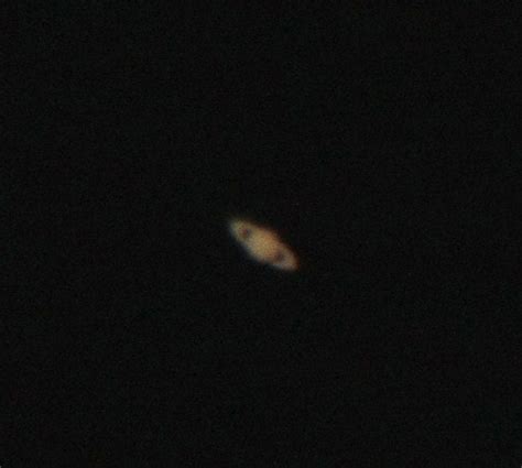 My best view yet of Saturn through my telescope. : space