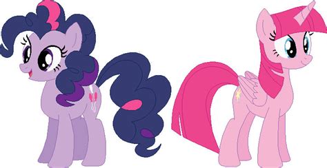 Pinkie Pie and Twilight Sparkle Colour Swap by LittenLoverArt on DeviantArt