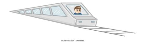 Cartoon Vector Driving Bullet Train Stock Vector (Royalty Free) 220588585 | Shutterstock