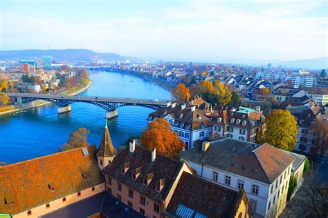 A stunning view of the river Rhine in Basel, Switzerland. | Rhine river cruise, River, River cruises